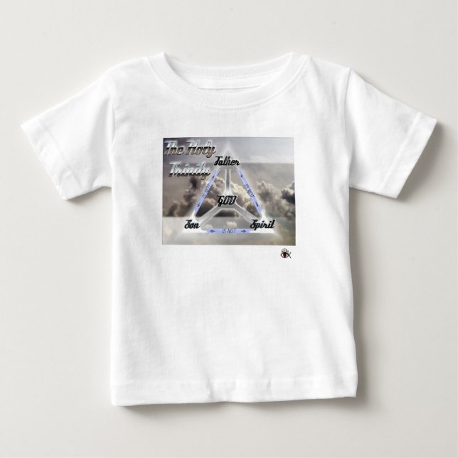 Camiseta De Bebé La trinidad santa (Anverso)