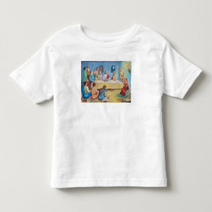 Camiseta De Bebé La Última Cena: Jesús y los Discípulos