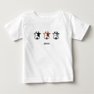 Camiseta De Bebé La vaca dice el MOO