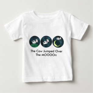 Camiseta De Bebé La vaca saltada sobre el MOOOOn