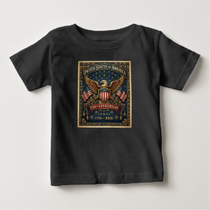 Camiseta De Bebé La versión 1 del 250 aniversario de América