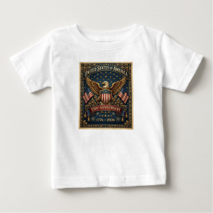 Camiseta De Bebé La versión 1 del 250 aniversario de América