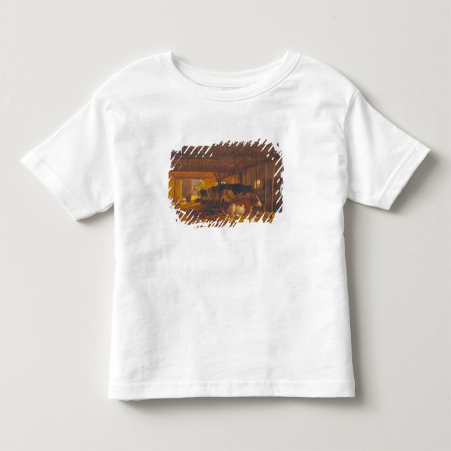 Camiseta De Bebé La vertiente de la vaca, siglo XIX (Anverso)