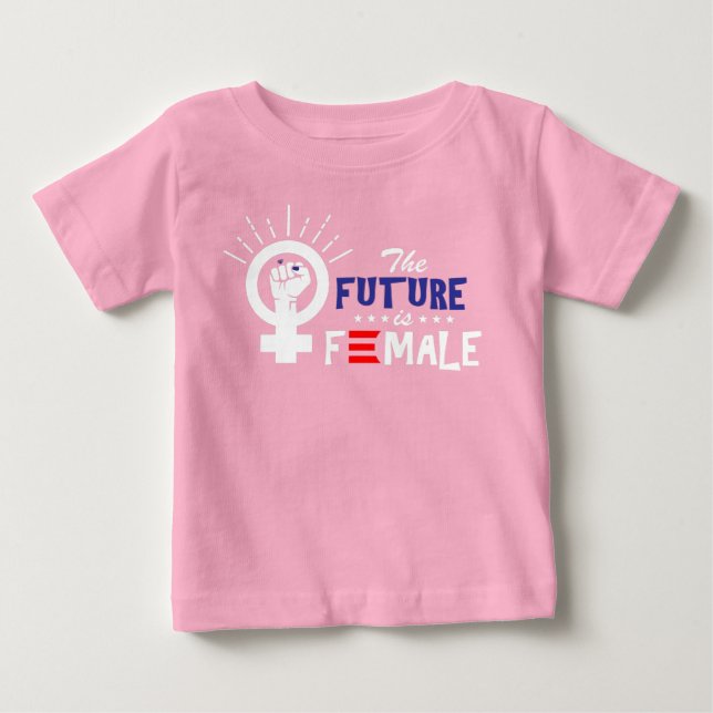 Camiseta De Bebé La vicepresidenta Kamala Harris Future es una muje (Anverso)