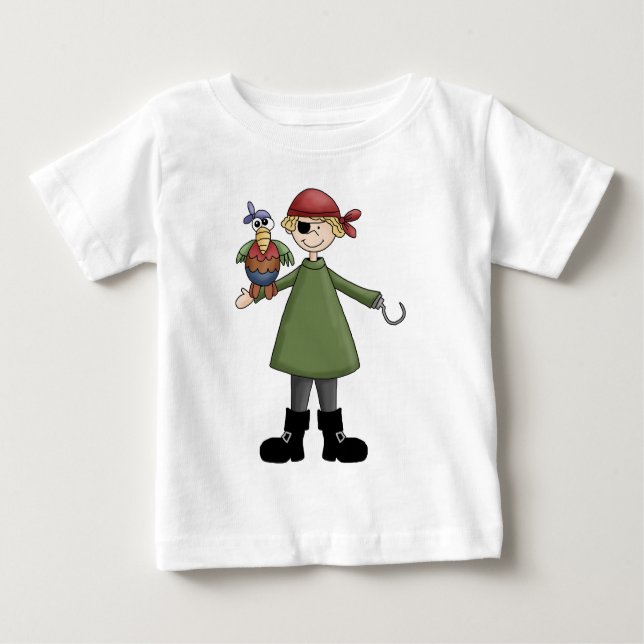 Camiseta De Bebé La Vida De Un Pirata (Anverso)
