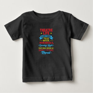 Camiseta De Bebé La Vida Del Teatro Para El Actor