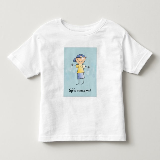 Camiseta De Bebé ¡la vida es increíble! (Anverso)