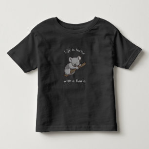 Camiseta De Bebé La Vida Es Mejor Con Koala