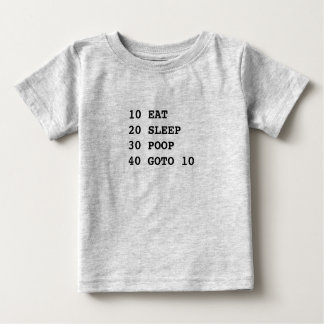 Camiseta De Bebé La vida es orgánica BASIC