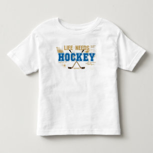 Camiseta De Bebé La vida necesita al niño del hockey
