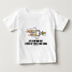 Camiseta De Bebé La Vida No Es Más Que Una Serie De Giros Y Giros