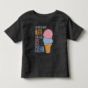 Camiseta De Bebé La vida se trata del helado, no solo de la broma d
