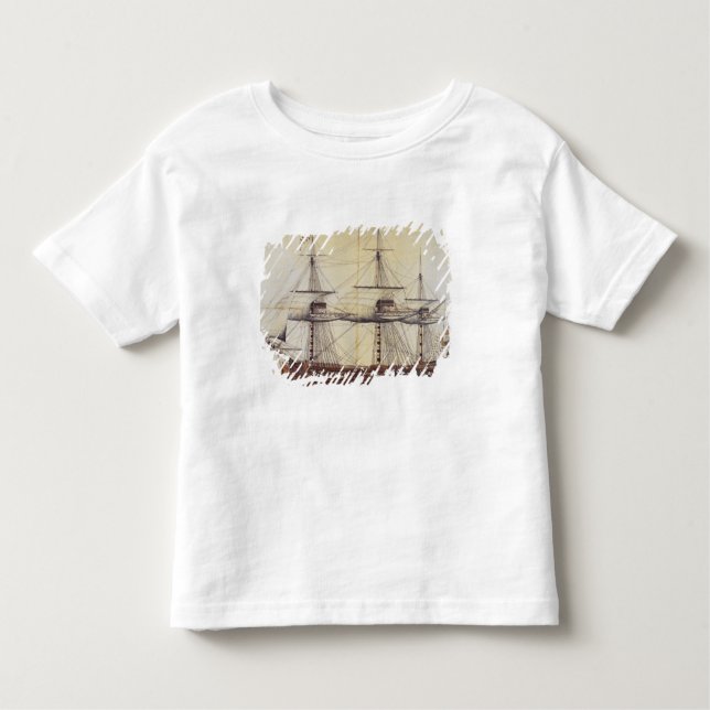 Camiseta De Bebé La Ville de la París de la nave ' (Anverso)