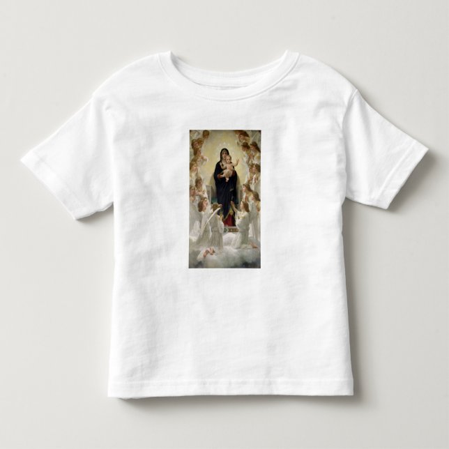 Camiseta De Bebé La Virgen con Angels, 1900 (Anverso)
