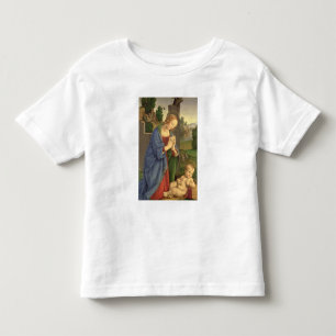 Camiseta De Bebé La Virgen que adora al niño, 1490-1500