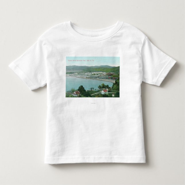 Camiseta De Bebé La vista aérea del azufre deposita la mina del (Anverso)