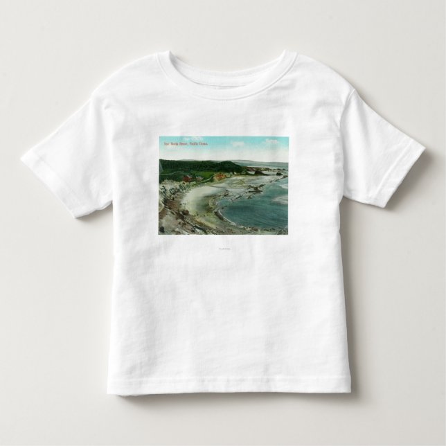 Camiseta De Bebé La vista aérea del sello oscila el centro (Anverso)