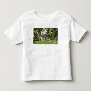 Camiseta De Bebé La vista de la loma del olmo, Longfellow residió
