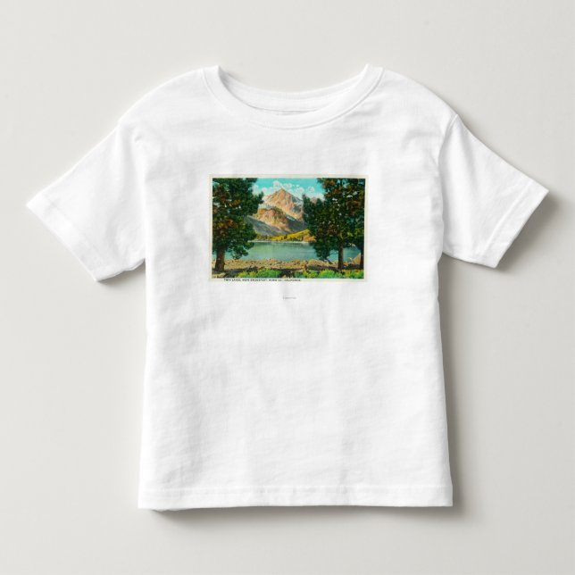 Camiseta De Bebé La vista de los lagos gemelos acerca a Bridgeport (Anverso)