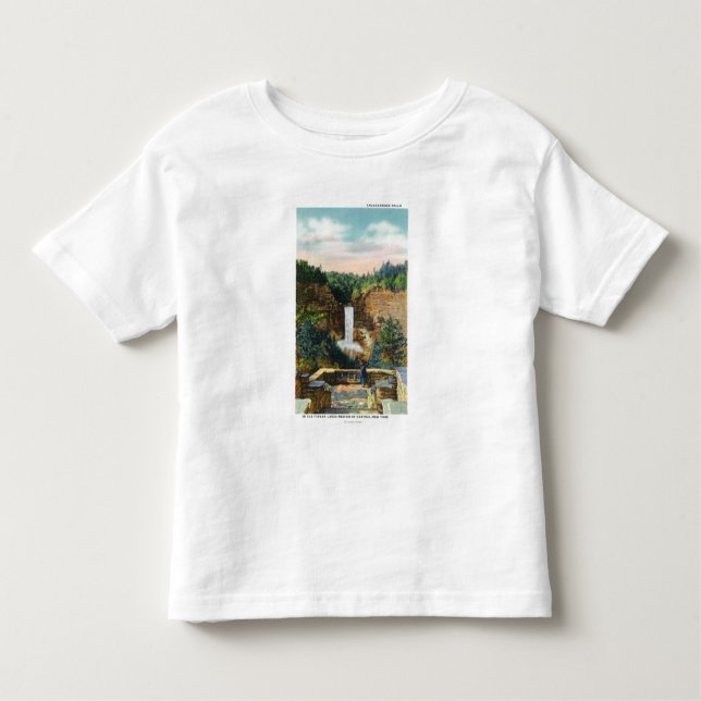 Camiseta De Bebé La vista de Taughannock baja # 2 (Anverso)