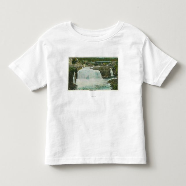 Camiseta De Bebé La vista del arco iris baja # 2 (Anverso)