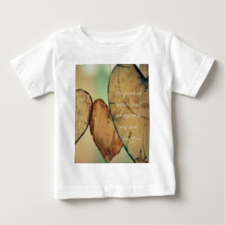 Camiseta De Bebé La Voz De Tu Corazón Susurra A Mi Alma