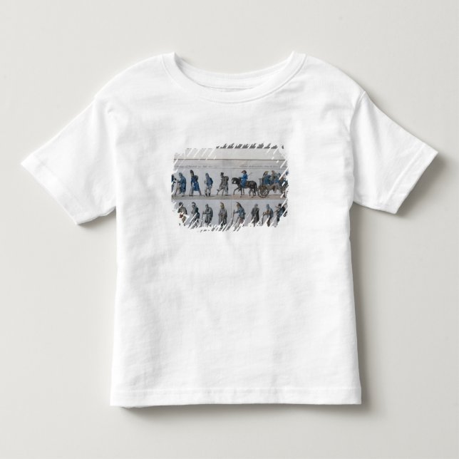 Camiseta De Bebé La vuelta del ejército francés derrotado de (Anverso)