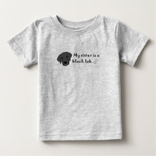 Camiseta De Bebé laboratorio negro