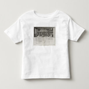 Camiseta De Bebé Laboratorio y tabla científicos de muestras