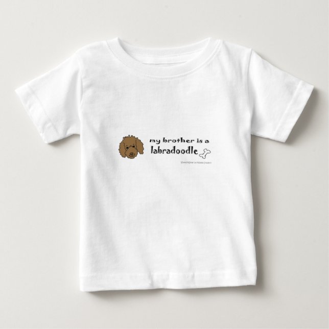 Camiseta De Bebé labradoodle (Anverso)