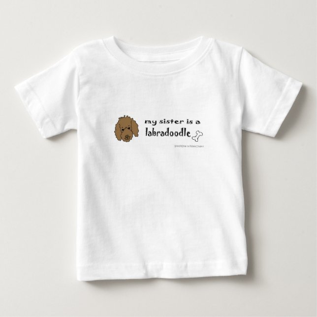 Camiseta De Bebé labradoodle (Anverso)