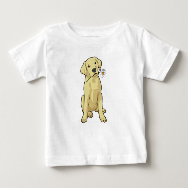 Camiseta De Bebé Labrador Daisy (Anverso)