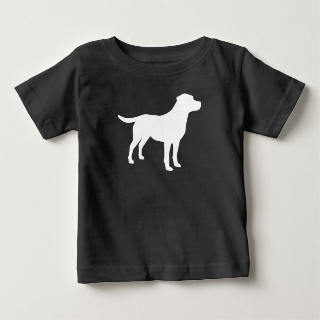 Camiseta De Bebé Labrador Dog Baby Shower Lab Género gris neutro (Anverso)
