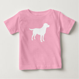 Camiseta De Bebé Labrador Perro Baby Shower Chica Lab Pink
