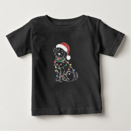 Camiseta De Bebé Labrador Recuperadores Navidades