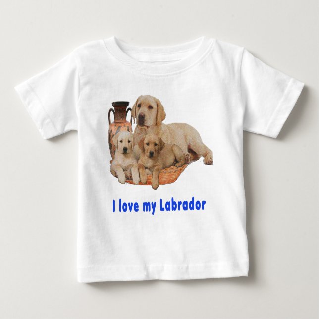 Camiseta De Bebé Labrador Retriever (Anverso)