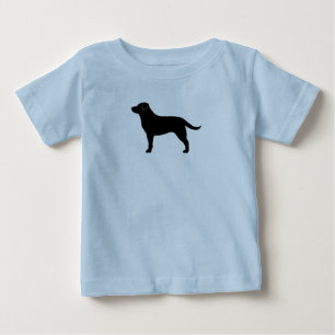 Camiseta De Bebé Labrador Retriever (Negro)