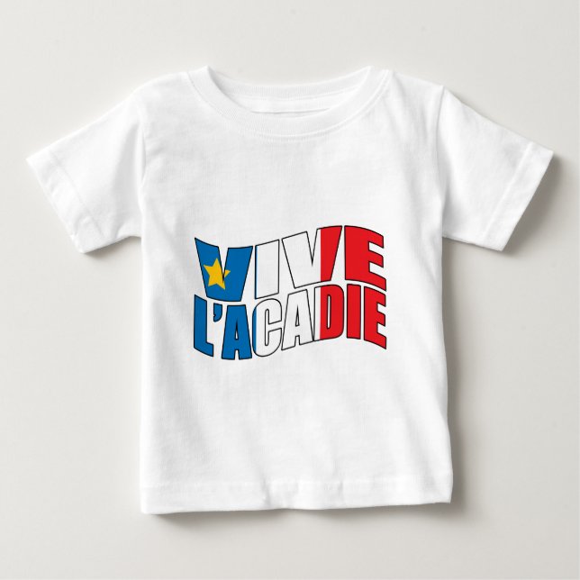 Camiseta De Bebé L'acadie de Vive (Anverso)