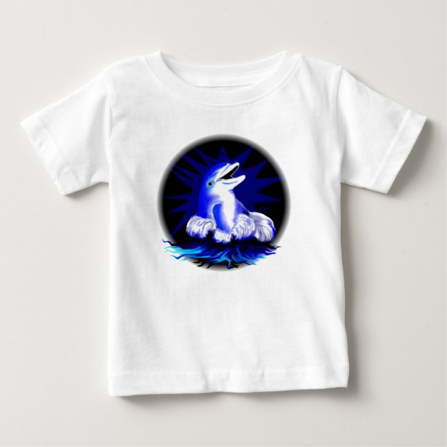 Camiseta De Bebé Lachender Delfin (Anverso)