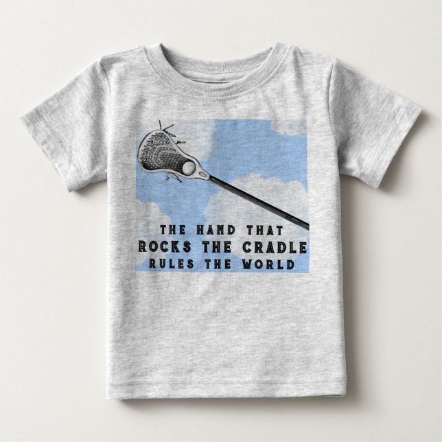 Camiseta De Bebé Lacrosse Baby Clothes (Anverso)