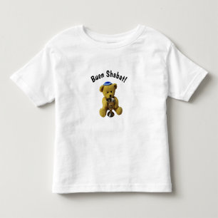 Camiseta De Bebé Ladino Shabbat Teddy Bear T-Shirt