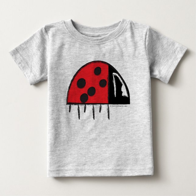 Camiseta De Bebé Ladybug (Anverso)