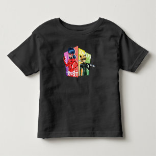 Camiseta De Bebé Ladybug & Cat Noir Confianza y Lealtad