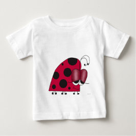 Camiseta De Bebé Ladybug gracioso y eufórico