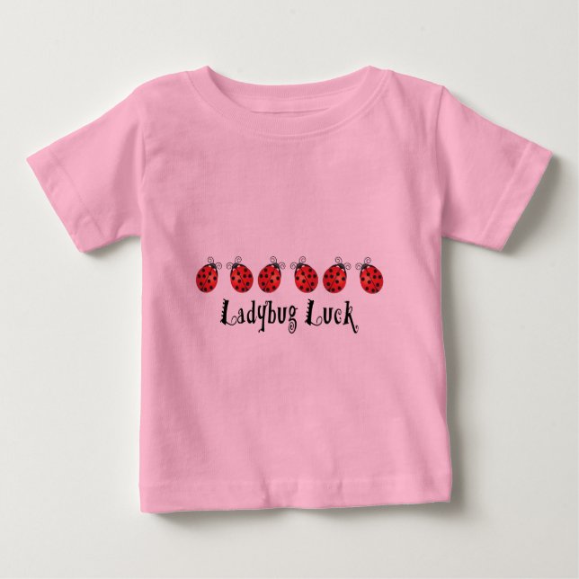 Camiseta De Bebé Ladybug Luck (Anverso)