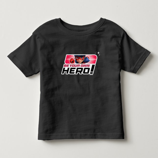 Camiseta De Bebé Ladybug milagroso | Ser su propio héroe (Anverso)