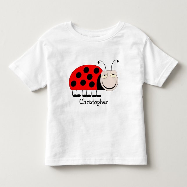 Camiseta De Bebé Ladybug Toddler Tee Shirt (Anverso)