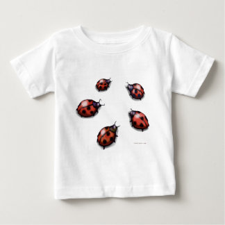 Camiseta De Bebé Ladybugs