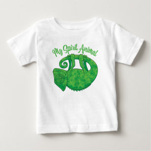 Camiseta De Bebé Lagarto Camaleón Espíritu Animal Levitando