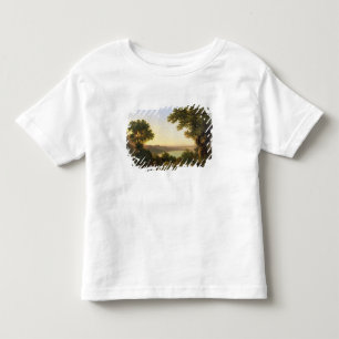 Camiseta De Bebé Lago Albano, Italia, 1777 (aceite en lona)
